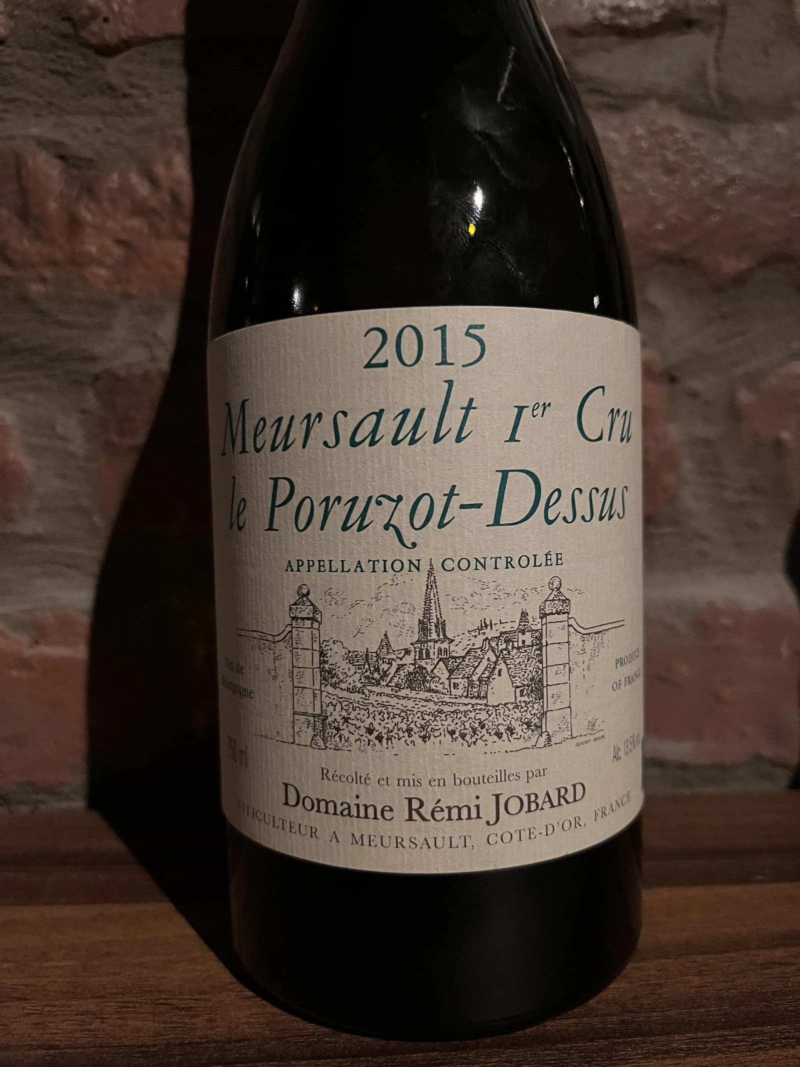 Domaine Rémi Jobard Meursault 1er Cru le Poruzot-Dessus 2015