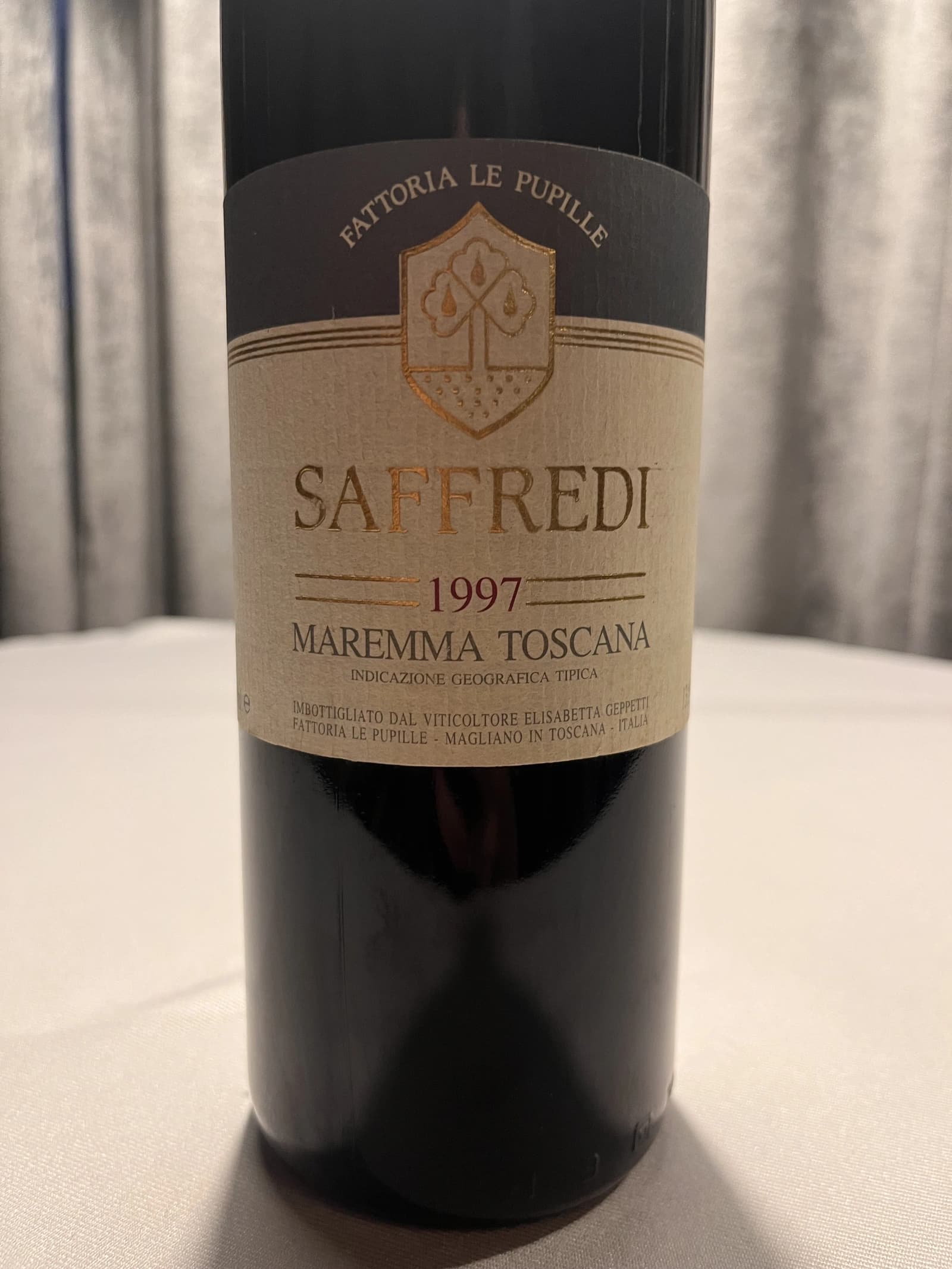 Fattoria le Pupille Saffredi 1997