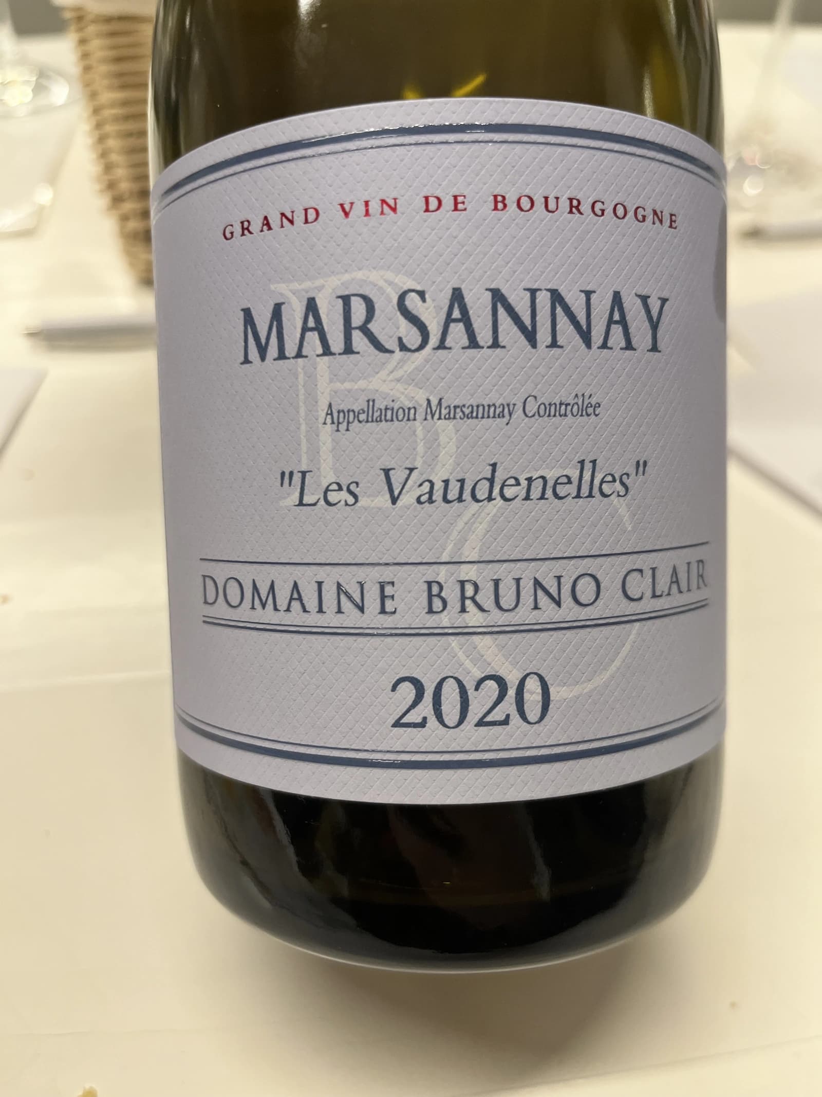 Domaine Bruno Clair Marsannay Les Vaudenelles 2020